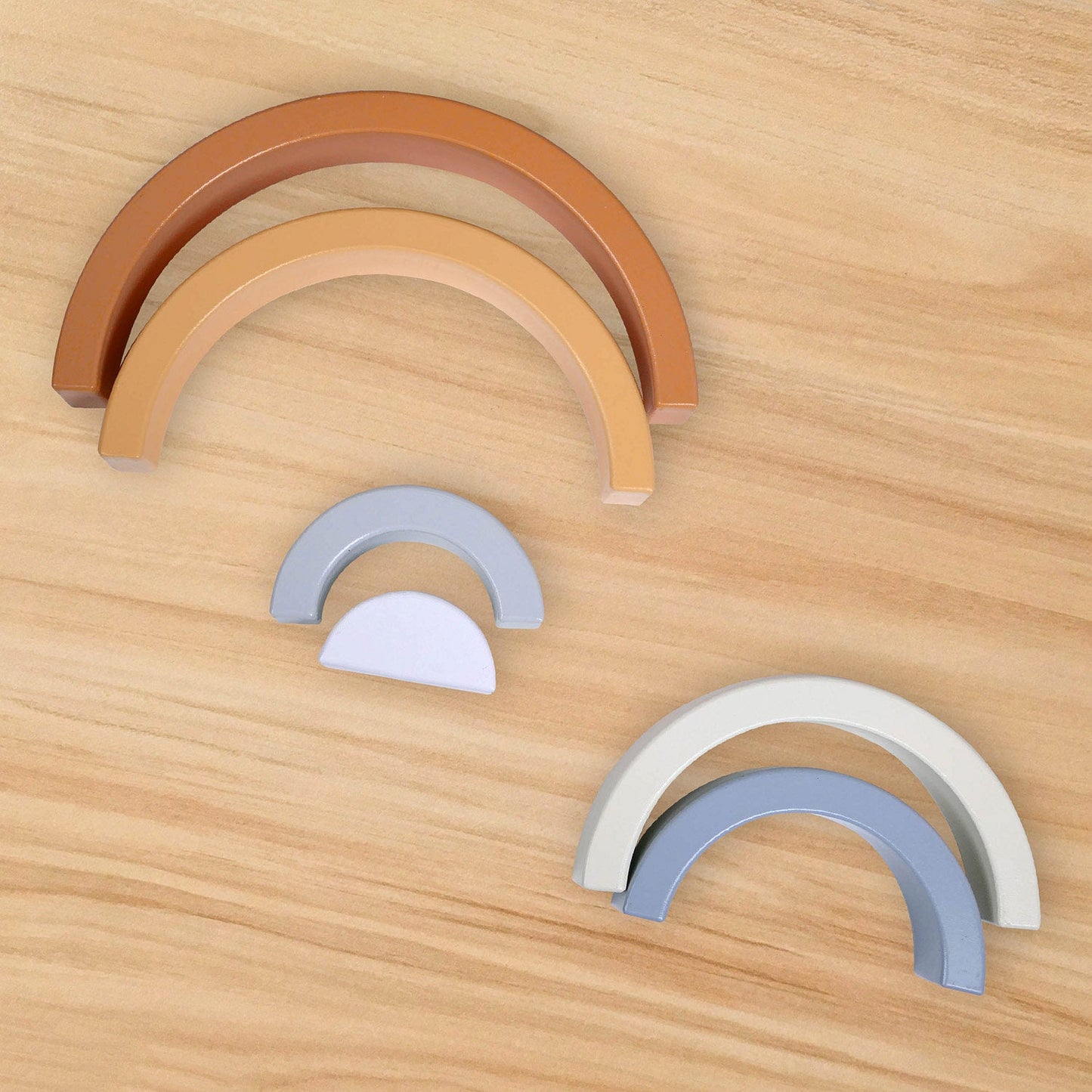 Wooden Rainbow Stacking Toy - A Colorful, Creative, and Engaging Learning Experience